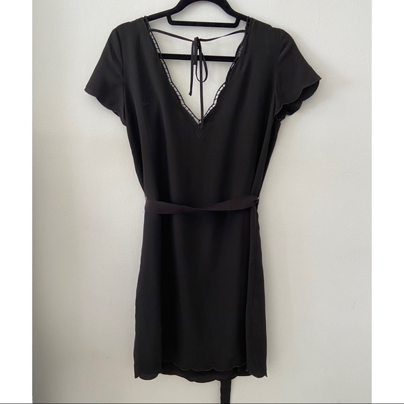 NWOT Sézane Anabella Dress in Black. 100% Silk, perfect LBD - Picture 5 of 7